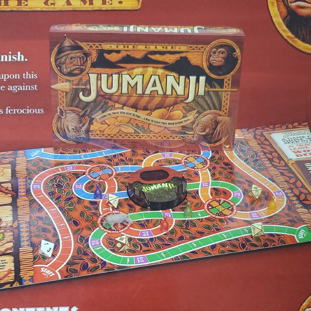 NEW Jumanji The Game Board Game - Never Used